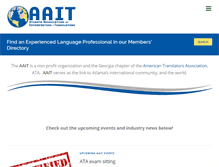 Tablet Screenshot of aait.org